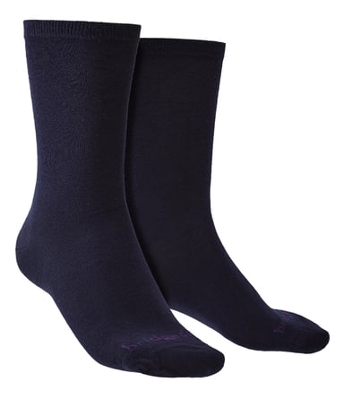 Bridgedale - Pack de 2 Calcetines de bota de capa base - Azul marino