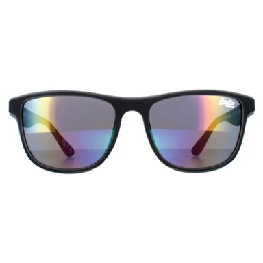 Gafas de sol Superdry Rockstep 127 negro mate gris púrpura flash espejo