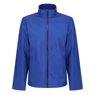 Regatta Standout Mens Ablaze Printable Soft Shell Jacket (Royal Blue/Black)