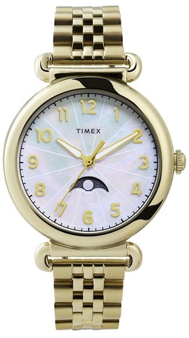 Timex Model 23 Women's Gold Watch TW2T89500