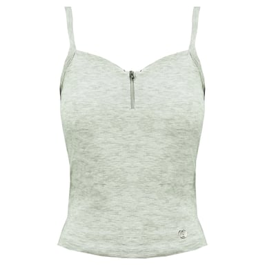 Camiseta sin mangas gris Champion Heritage Fit para mujer