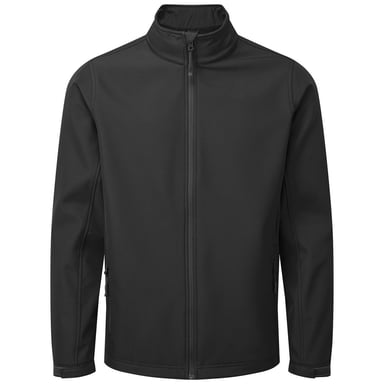 Premier Mens Windchecker Soft Shell Jacket (Black)