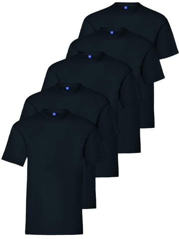 Kruze Camisetas cuello redondo (Pack de 5) - Azul Marino