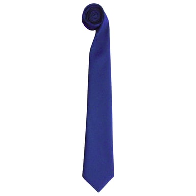 Premier Tie - Men Plain Work Tie (Pack of 2) (Royal)