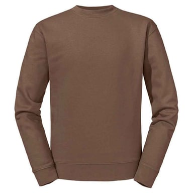 Russell Mens Authentic Sweatshirt (Mocha Brown)