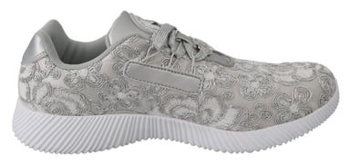 Zapatillas Joice Deportivas de Poliéster Plateadas para Mujer Plein Sport