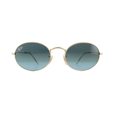 Gafas de sol Ray-Ban Ovaladas RB3547 001/3M Oro Azul Gris Gradiente