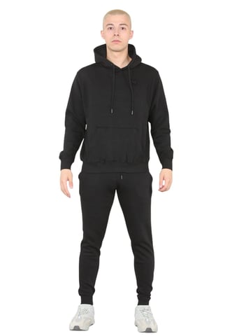 Chándal con capucha y jersey para hombre MYT en negro