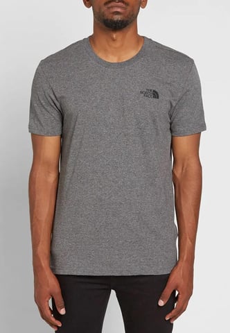 Camiseta The North Face SS Simple Dome Gris Hombre