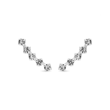 Pendientes Luxenter de Plata de Ley 925 con Circonita Brillante acabados en rodio - Sias
