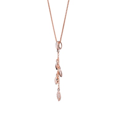 Orphelia 'Loana' Women's 925 Sterling Silver Chain with Pendant - Rose ZH-7505/RG