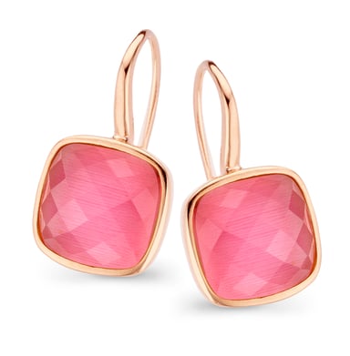 Orphelia 'Isabella' Women's 925 Sterling Silver Drop Earrings - Rose ZO-7198/PI