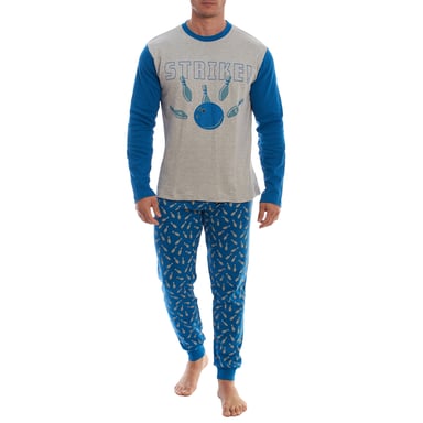 Pijama de invierno manga larga KLP4 hombre