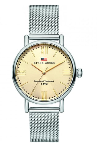 River Woods Wisconsin Women's Silver Watch RW340035