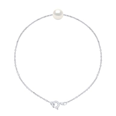 Bracelet Real Cultured Freshwater Pearl Round 7-8 mm