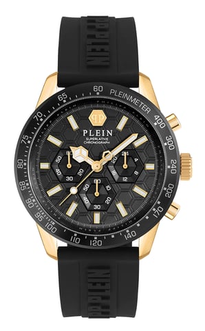 Philipp Plein Pleinmeter Men's Black Watch PWPYA0224
