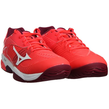 Zapatillas Tenis Mizuno Wave Exceed Tour 3 AC Mujer Rojas