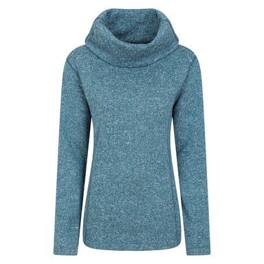 Mountain Warehouse Womens/Ladies Cowl Neck Fleece Top (Teal)