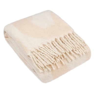 Hoem Meta Jacquard Tasselled Throw