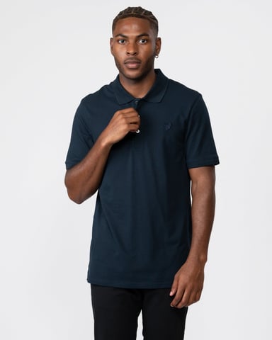 Lyle & Scott Polo Tonal Eagle azul marino