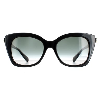 Gucci Square señoras negro gris degradado GG0921s