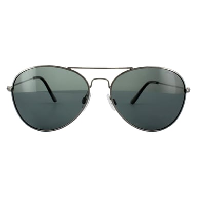 Gafas de sol polarizadas Polaroid Aviator unisex gris plomo azulado