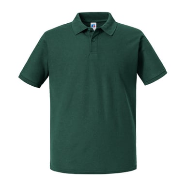 Russell Mens Authentic Eco Polo Shirt (Bottle Green)