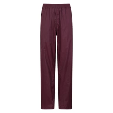 Mountain Warehouse Womens/Ladies Pakka Waterproof Over Trousers (Dark Purple)