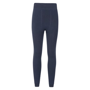 Mountain Warehouse Womens/Ladies Fluffy Fleece Lined Thermal Leggings (Navy)