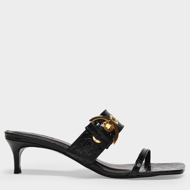 Sandalias Bettina en piel negra
