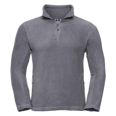 Russell Mens Quarter Zip Outdoor Fleece Top (Convoy Grey)