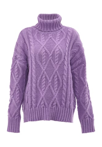 Mymo Turtleneck  pullover women lavender