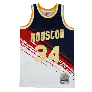 Mitchell y Ness Houston Rockets Hakeem Olajuwon para hombre chaleco