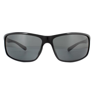 Gafas de sol polarizadas Polaroid Sport Wrap Hombre Negro Gris