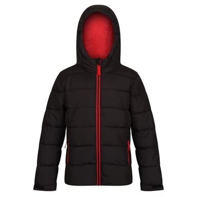 Regatta Childrens/Kids Thermal Padded Jacket (Black/Classic Red)