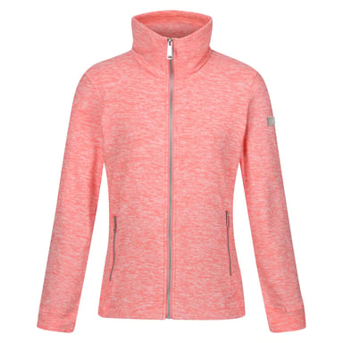 Regatta Womens/Ladies Azaelia Marl Full Zip Fleece Jacket (Shell Pink)