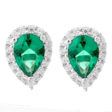 Orphelia 'Enora' Women's 925 Sterling Silver Stud Earrings - Silver ZO-7226/EM