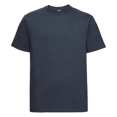 Russell Europe Mens Classic Heavyweight Ringspun Short Sleeve T-Shirt (French Navy)