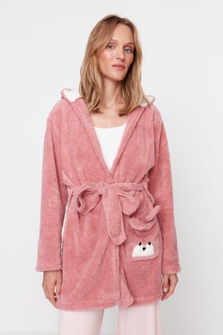 Trendyol Women's  V Neck  Short Dressing Gowns