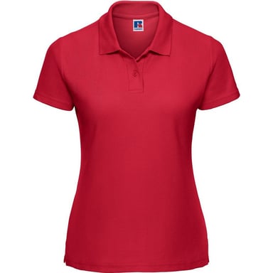 Russell Womens/Ladies Classic Plain Polycotton Polo Shirt (Classic Red)