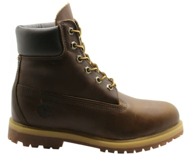 Timberland de 6 pulgadas Premium encaje de cuero marrón botas para mujeres casuales 8232A B72D