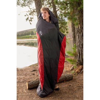 Mountain Warehouse Lightweight Winter Mummy Sleeping Bag (Red/Black)
