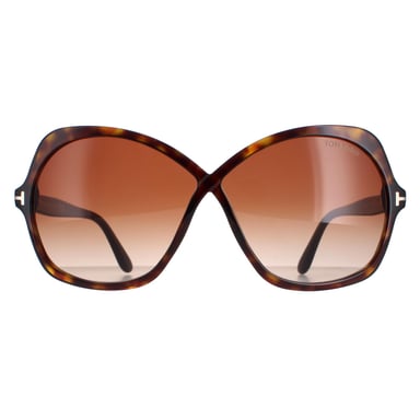 Gafas de sol Tom Ford Rosemin FT1013 52F degradado marrón habana oscuro