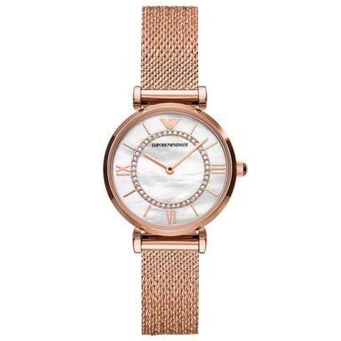 Emporio Armani Reloj de mujer Cuarzo Plateado