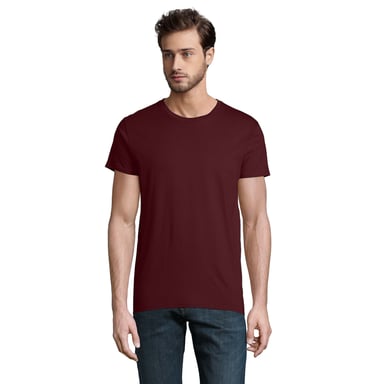 SOLS Mens Pioneer Organic Cotton T-Shirt (Burgundy)