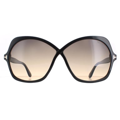 Gafas de sol Tom Ford Rosemin FT1013 01B negro brillante degradado ahumado