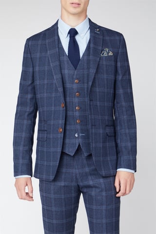 Overcheck Suit Jacket