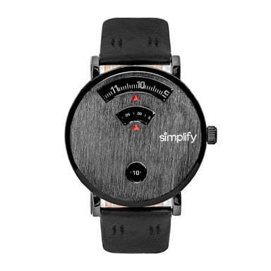 Simplifique el reloj con correa de cuero 7000