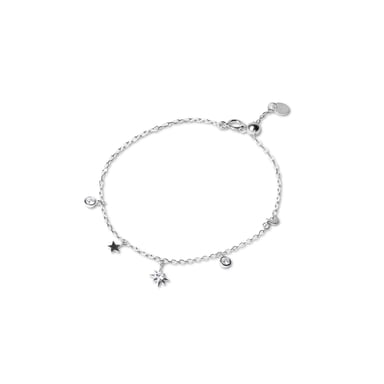 Pulsera Luxenter, oyazia de plata de ley 925 y circonita brillante acabado baño rodio
