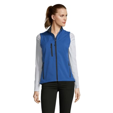 SOLS Womens/Ladies Rallye Softshell Sleeveless Gilet (Royal Blue)